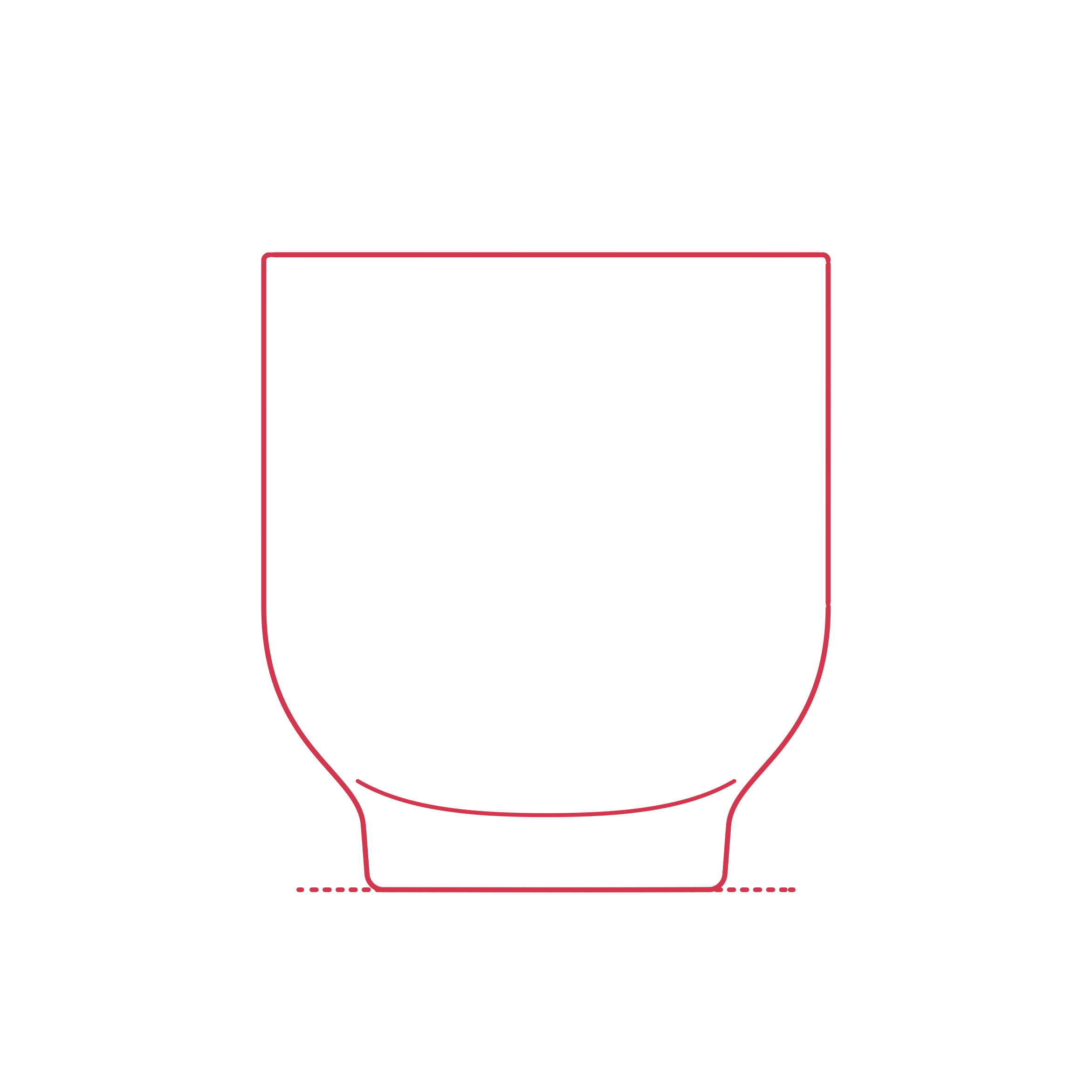 Objects Plant Pots Ikea Dromsk Plant Pot Small Line Art Illustration Svg Free Vectors